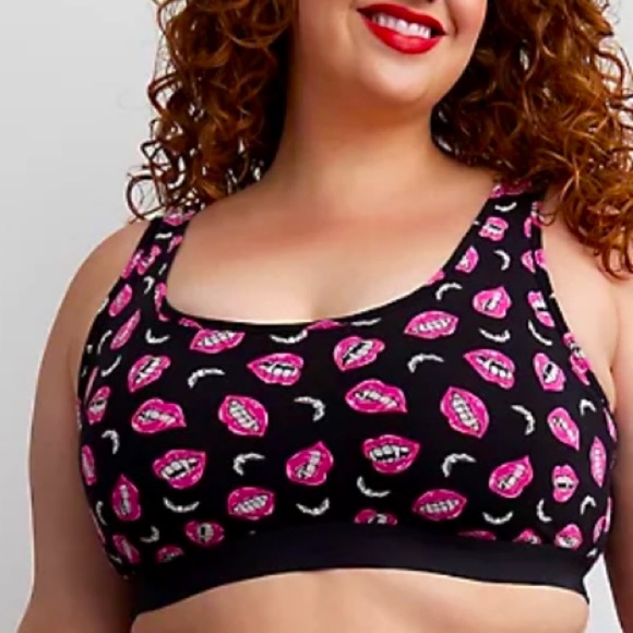 Torrid Cotton Scoop Bralette! NWT! Size 1X - Picture 2 of 4